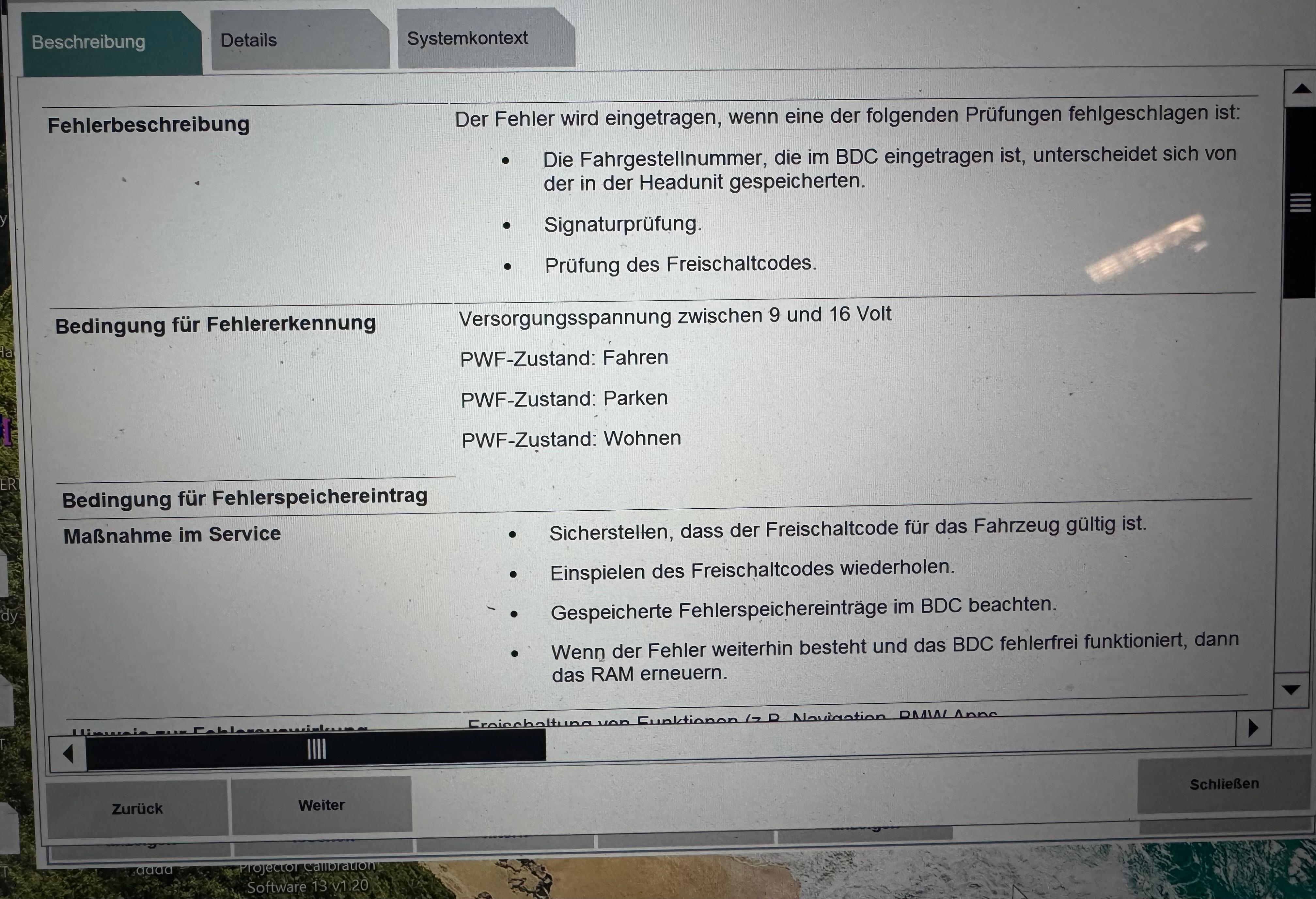 Fehlerspeicher G31 nach Update der Steuergeräte normal?