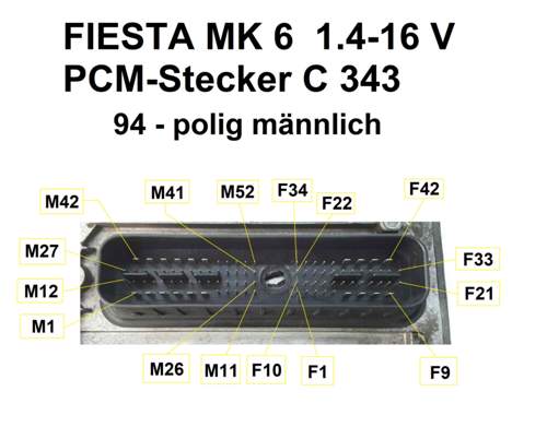 Pinnummerierung C 343