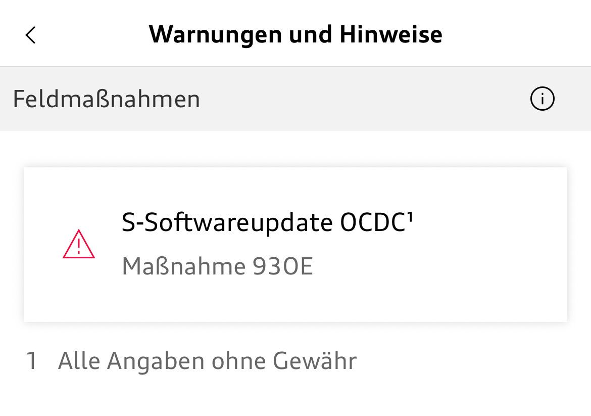 Feldmaßnahme 930E