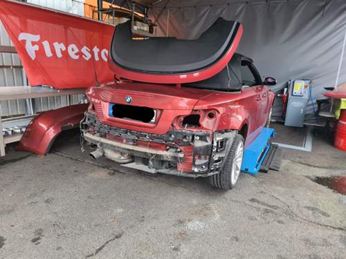 Heck-Unfall