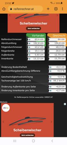 Felgenwahl SLK