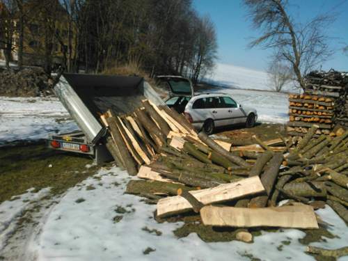 Holztransporter