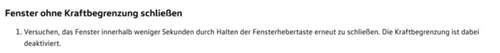 Fensterheber