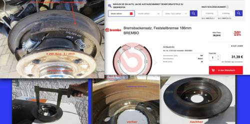 Elektr. Parkbremse W 447