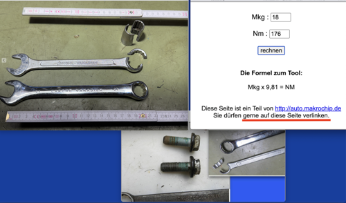 W 447 Faustsattel-Schraube gesichert