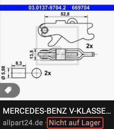 Ersatzteil - Mangel!