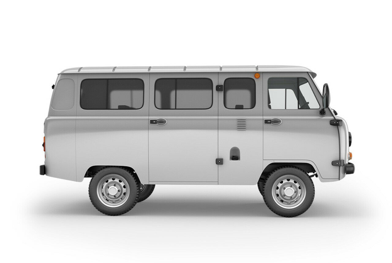 Der UAZ "Bukhanka" verfügt serienmäßig über Allradantrieb und eine zweite, kürzere Getriebeuntersetzung