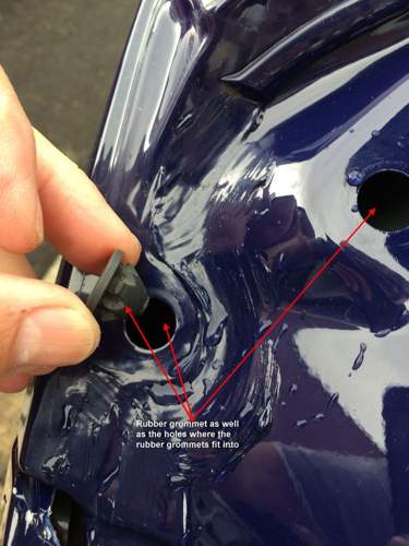 Tail-light-location-grommet