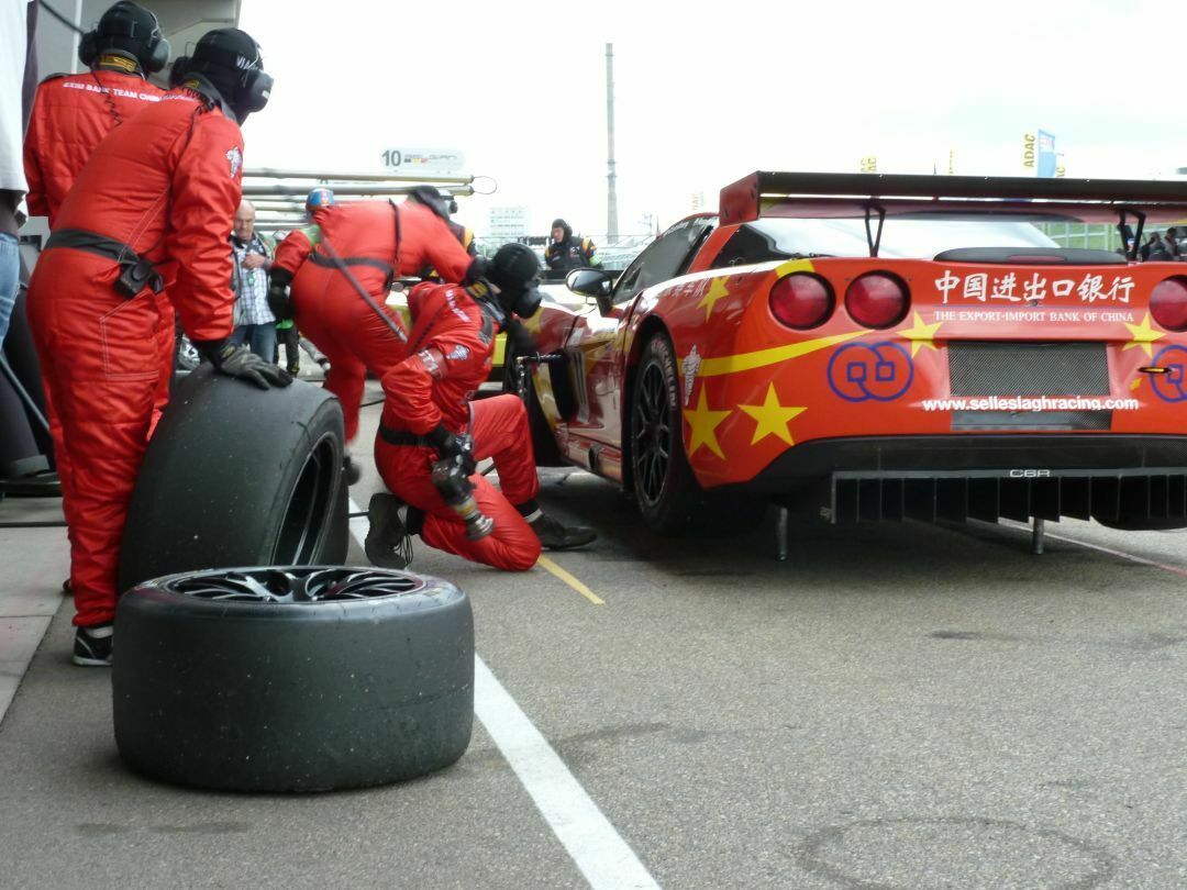 FIA GT1 Boxenstop