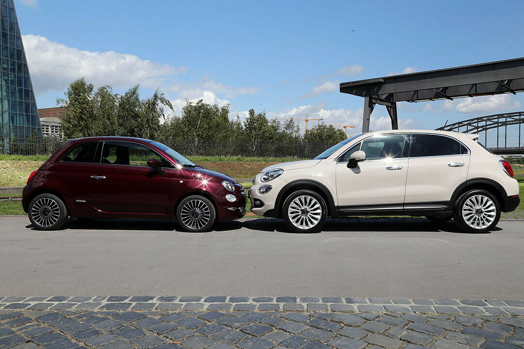 Der Fiat 500X ist 70 Zentimeter länger als der Fiat 500