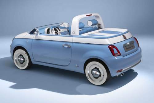 Dach weg, A bis C-Säule weg: Beim Spiaggina sorgt ein bei Pininfarina designter Überrollbügel für die Stabilität der Fiat 500-Karosse
