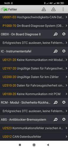 Fehler FORScan