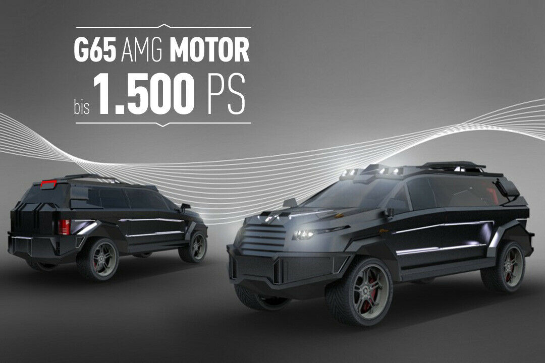 Mit dem V12-Motor von AMG bringt es der Dartz Black Shark bis zu 1.500 PS