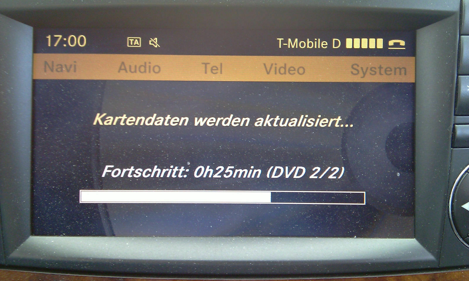 Firmware und Navigationssoftware COMAND APS NTG 2.5