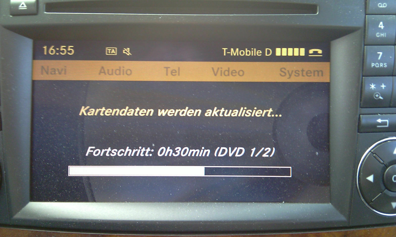 Firmware und Navigationssoftware COMAND APS NTG 2.5