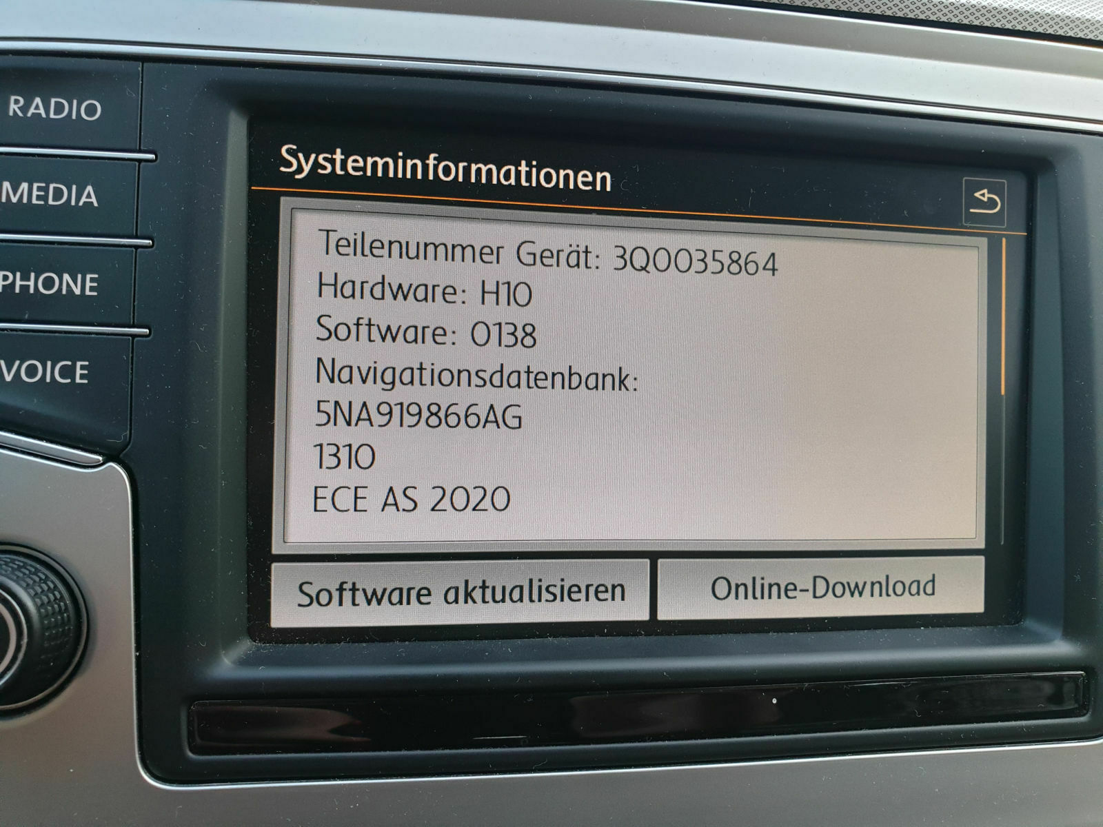 Firmware-Update für Discover Pro