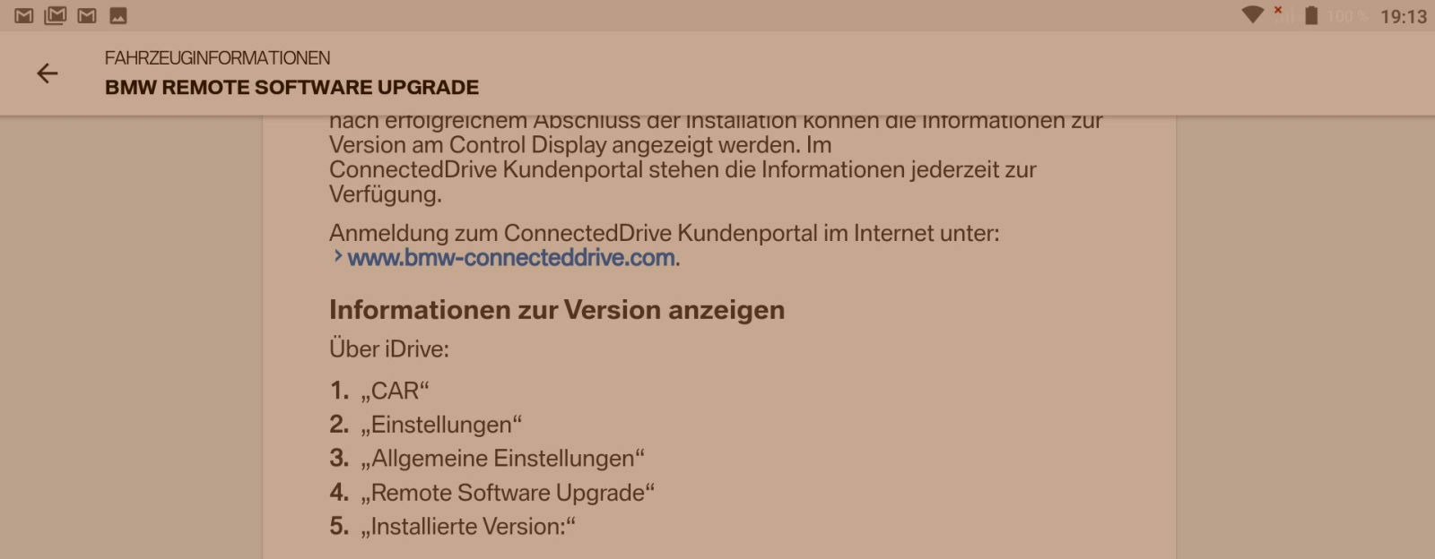 Firmwareversionen