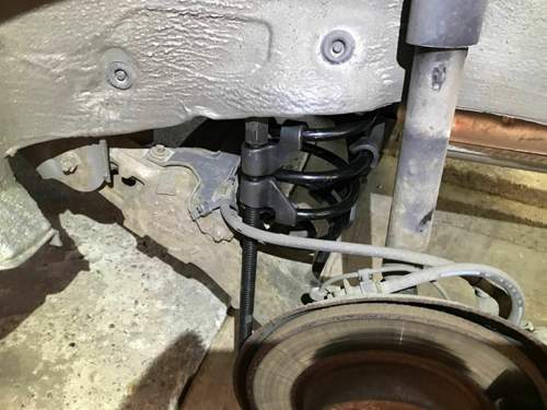 Federmontage linke Seite