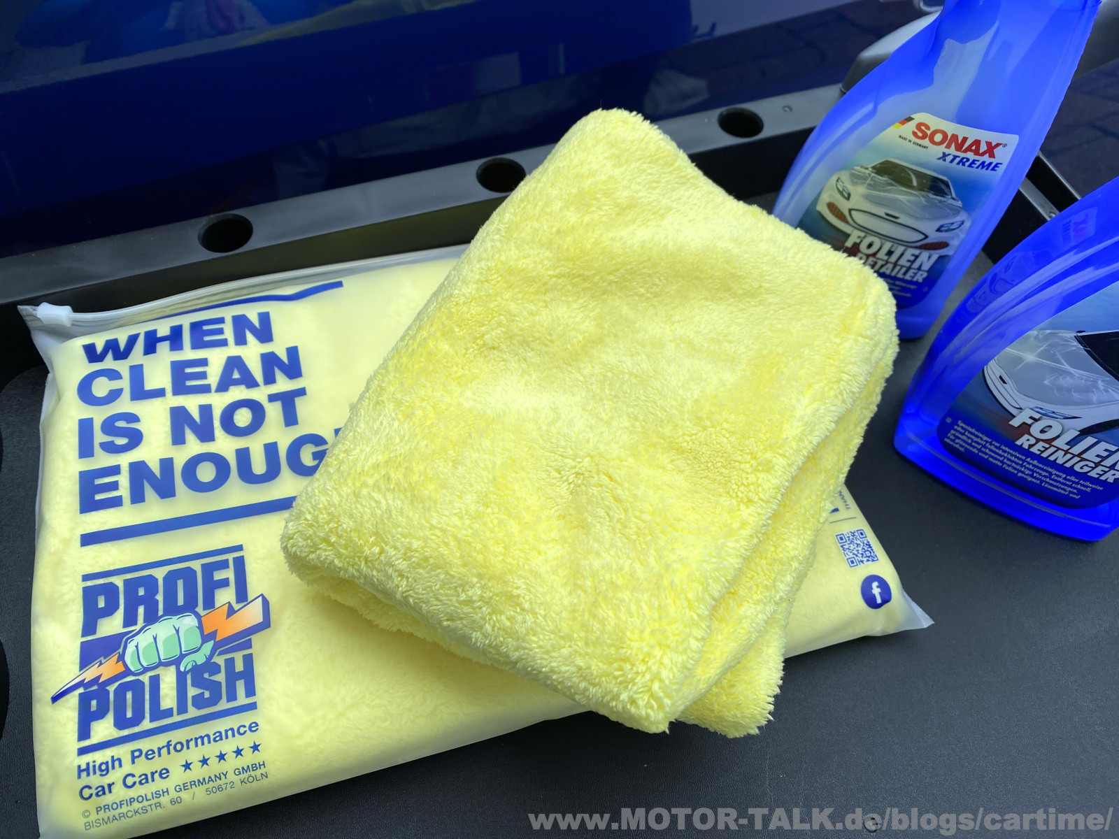 Folien reinigen & pflegen - Sonax XTREME Folien Reiniger & Detailer im Test
