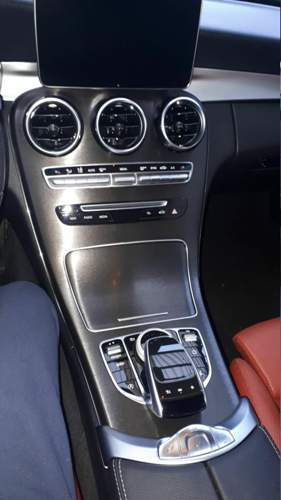 Brushed black metal