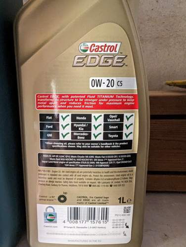 Castrol Ford-VW-Öl