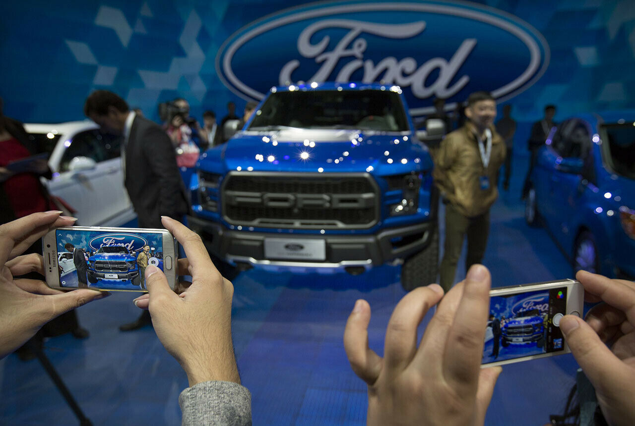 Ford F-150 Raptor auf der Auto China in Peking: Der Gewinn des US-Herstellers wurde durch Rückrufe belastet