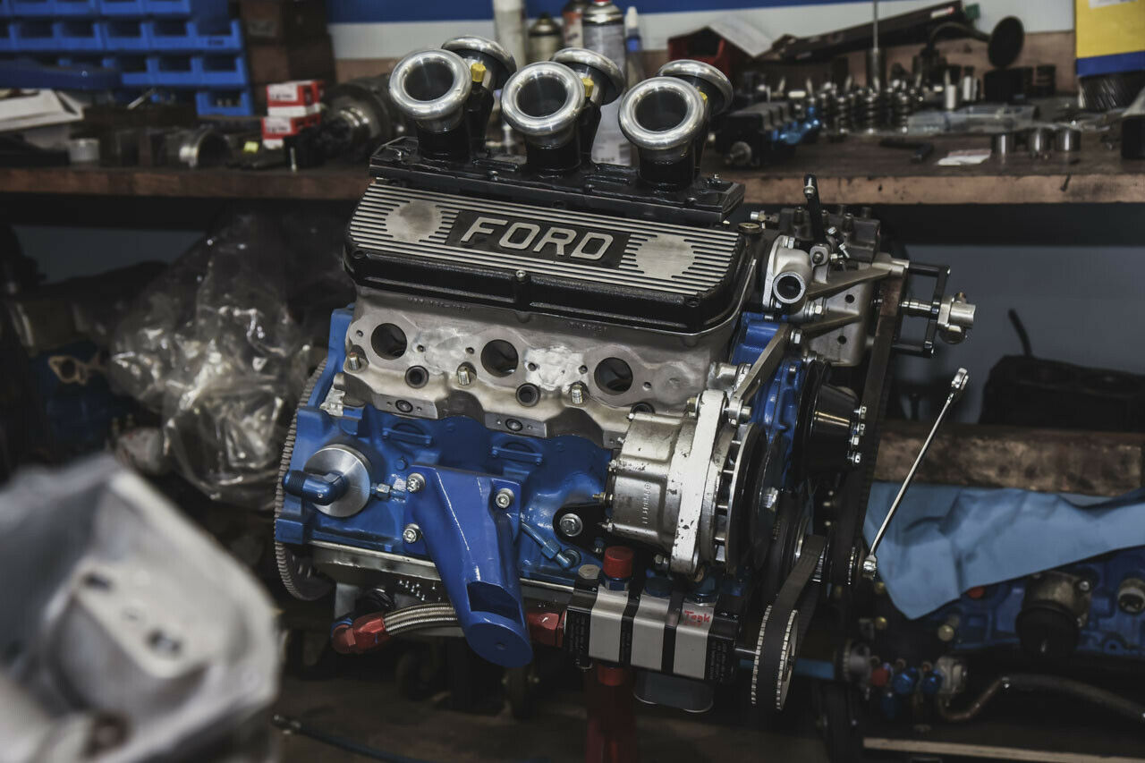 Zwei, die zusammengehören. V6-Weslake-Motor und der erste Ford Capri. Anfang der 1970er-Jahre war dieses Team auf der Rennstrecke unschlagbar