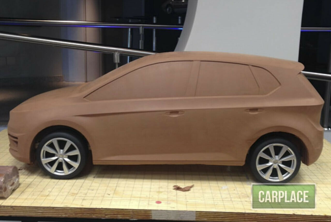 VW Polo Tonmodell: Seitenansicht