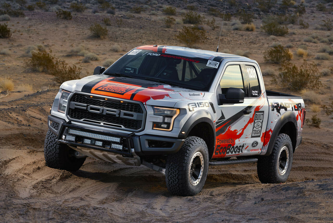 Viel musste Ford am F-150 Raptor nicht anpassen, um ihn rennfertig zu machen