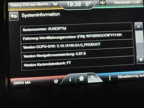 Atuelle Systeminformationen