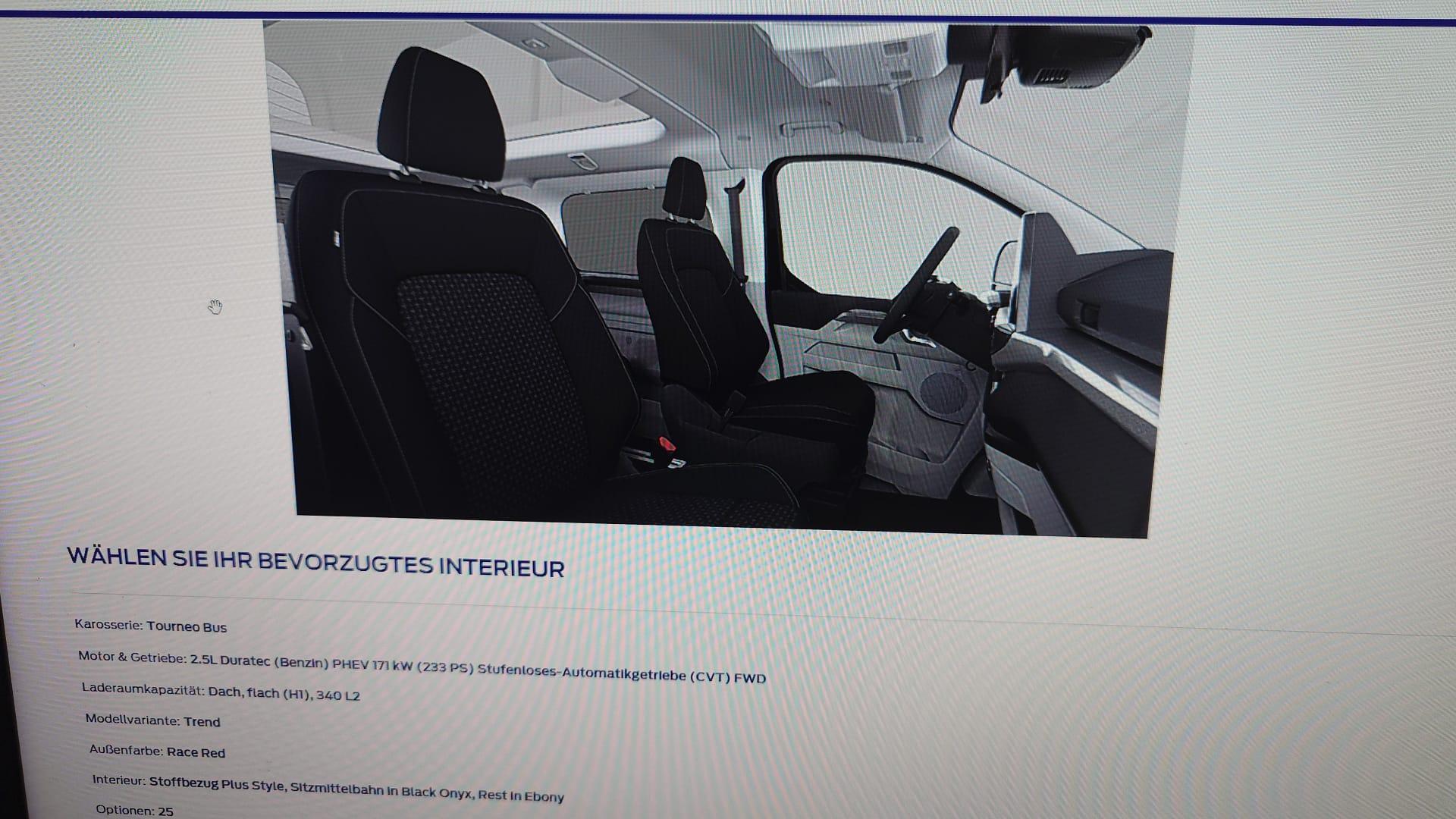 Ford Tourneo / Transit Custom - Liefer- / Wartezeit (NXN/NRN ab 10/2023)