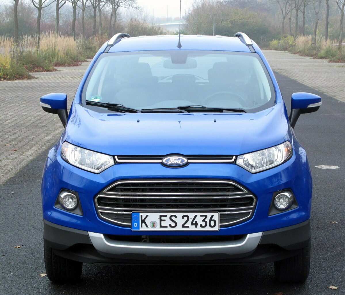 Wegen Schwächen beim Fußgängerschutz und einem fehlenden Geschwindigkeitsbegrenzer muss sich der Ecosport im NCAP mit vier Sternen begnügen