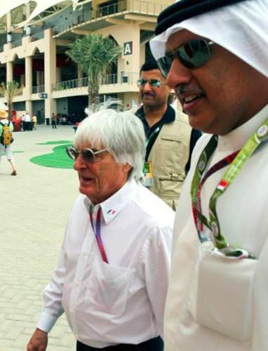 Bernie Ecclestone beim letztjährigen GP Bahrain