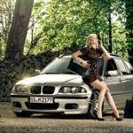Fotograf aus Ulm - Model und Fahrzeug (BMW E46)