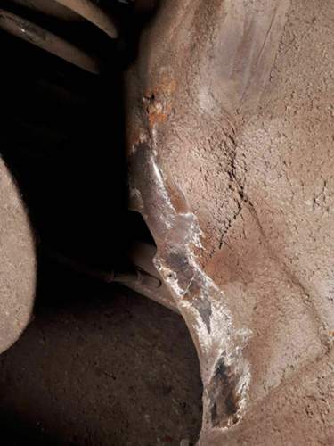 Rost Radlauf Audi C4 nach