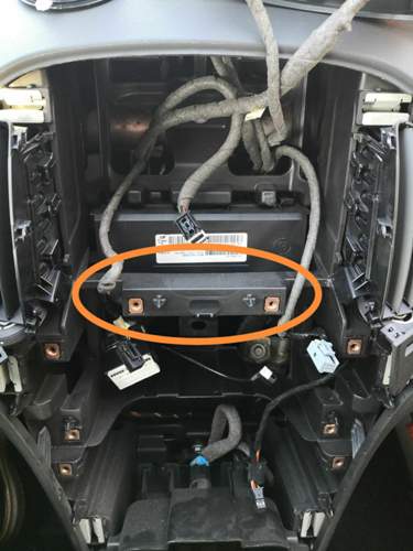Trägerrahmen Astra J Radio