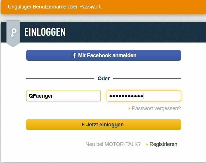 Frage zum Login