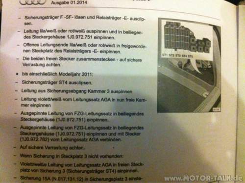 Audi-a5-sicherungstraeger-kofferraum