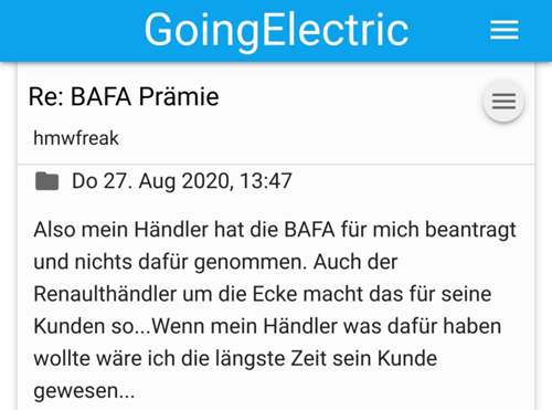 BAFA-Beantragung durch Händler
