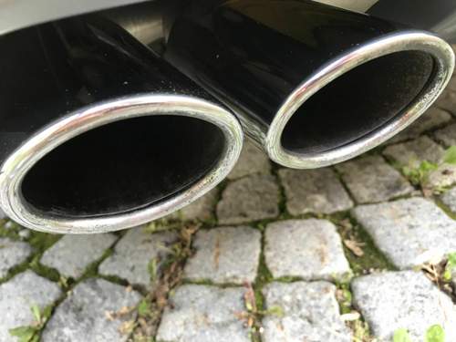 Endrohre Fahrerseite