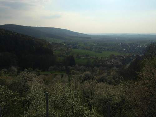 Blick vom Hotel