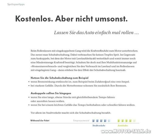 Schubabschaltung oder Auskuppeln?