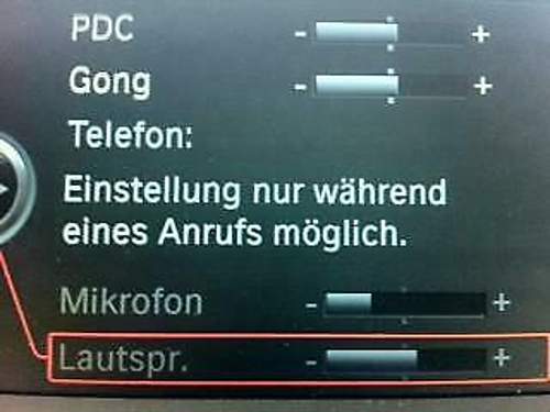 Einstellung Telefon