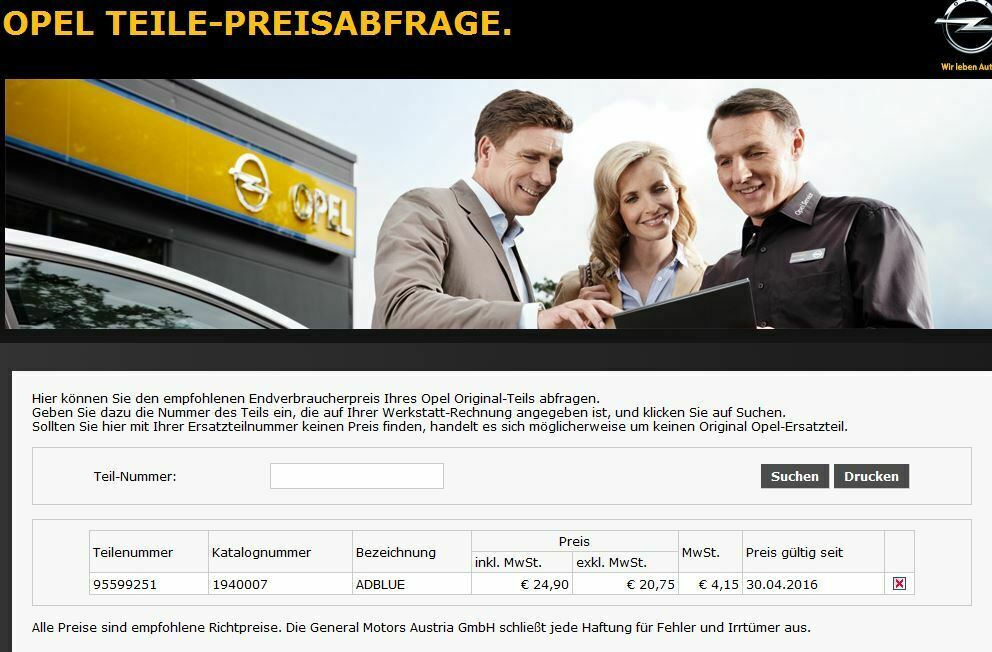 Freiwillige PVM - Adblue für 170 Ps Diesel wird erhöht