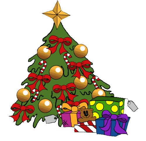 Weihnachten-weihnachtsbaum-rot