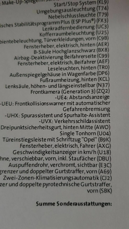 Frontkollisionswarner mit automatischer Gefahrenbremsung | Funktionsweise beim Opel Astra K