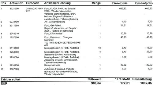Frontscheibe-kuga