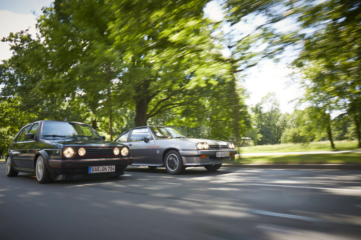 Doppelscheinwerfer bekam der Manta als GSi "Exclusiv". Beim Golf GTI waren sie ab 1985 Serie