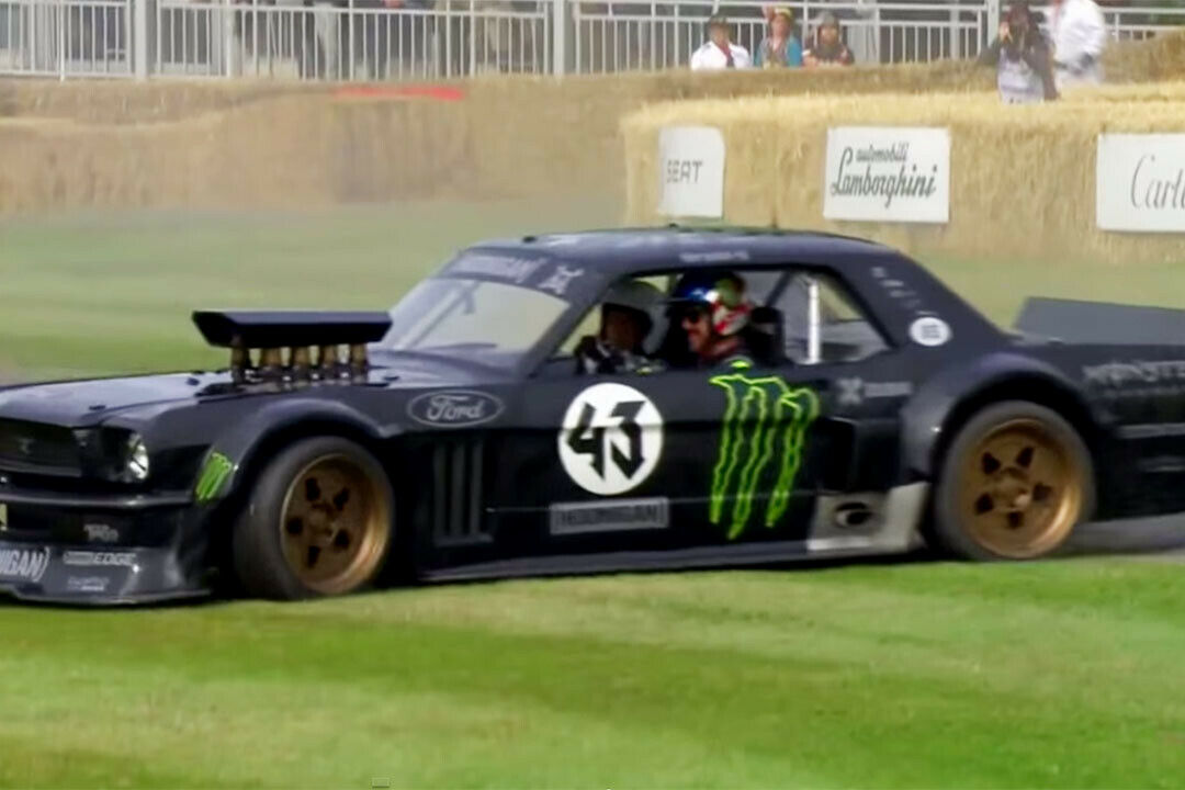 Wenn Ken Block nervös wird, dann sitzt vermutlich jemand sehr Wichtiges auf dem Beifahrersitz