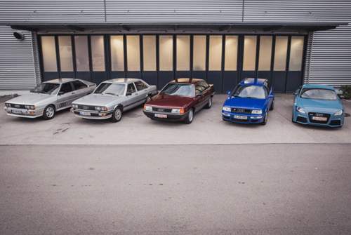 Jubiläum: 40 Jahre fünf Zylinder bei Audi